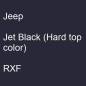 Preview: Jeep, Jet Black (Hard top color), RXF.